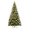 9ft. Pre-Lit Alexa Enabled Vermont Spruce Artificial Christmas Tree, Multicolor LED Lights